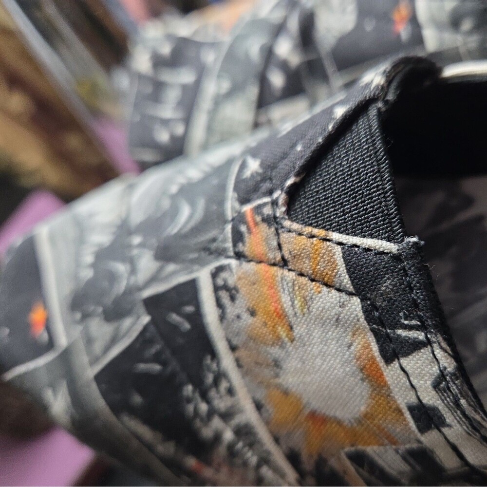 TOMS x LUCASFILM Star Wars Women’s Canvas Slip-On Shoes Darth Vader Size 8.5